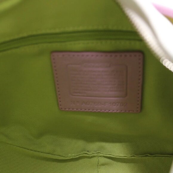 Y2K Coach Bag, Hamptons bag striped f10702 like new RARE - Picture 2 of 3